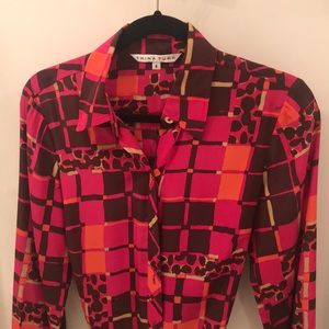 Trina Turk Silk shirtdress